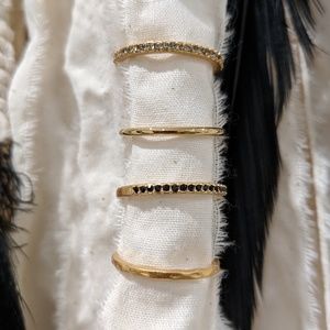 Madewell 4 set rings